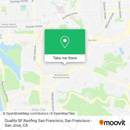 Mapa de Quality SF Roofing San Francisco