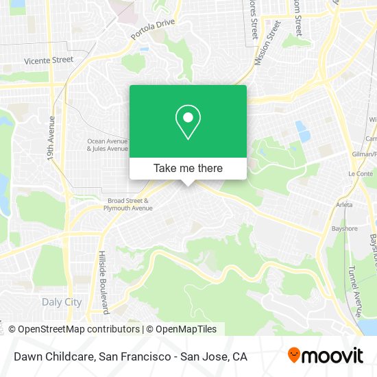 Dawn Childcare map