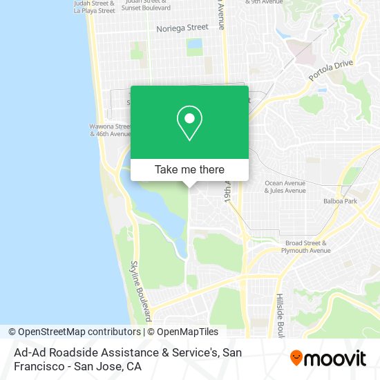 Ad-Ad Roadside Assistance & Service's map