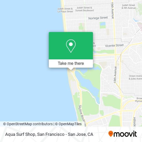 Aqua Surf Shop map