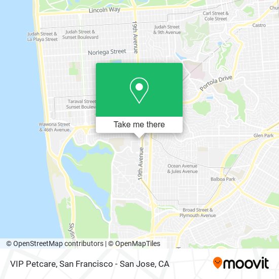 VIP Petcare map