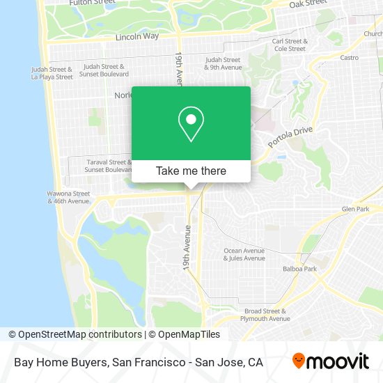 Bay Home Buyers map