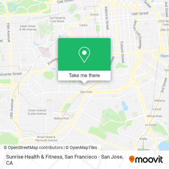 Mapa de Sunrise Health & Fitness