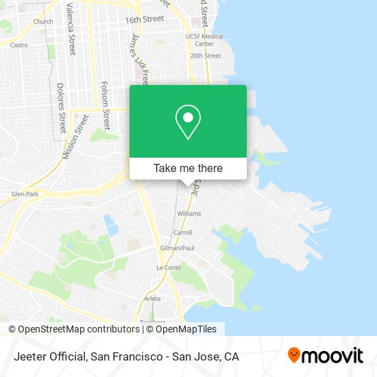 Jeeter Official map