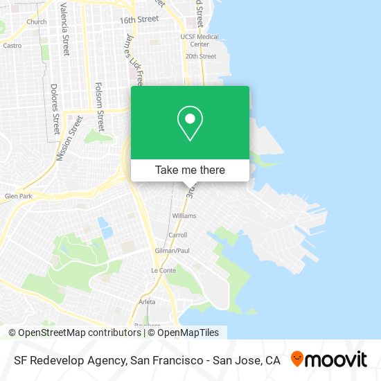 SF Redevelop Agency map