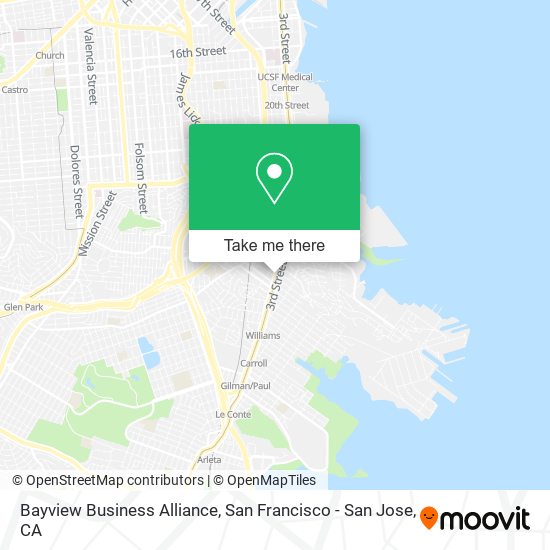 Bayview Business Alliance map