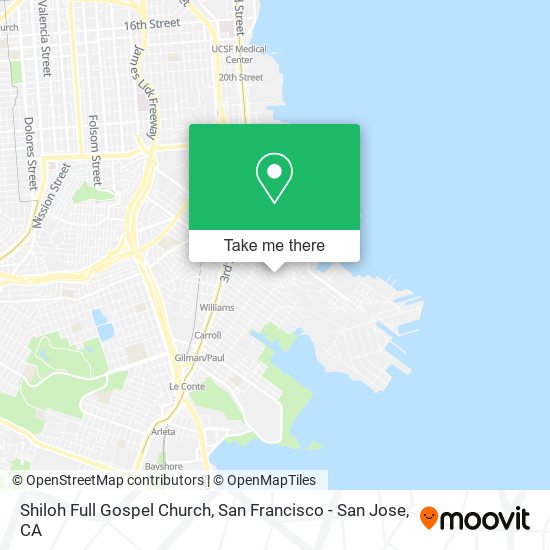 Mapa de Shiloh Full Gospel Church