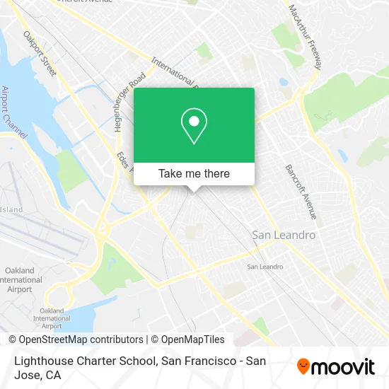 Lighthouse Charter School map