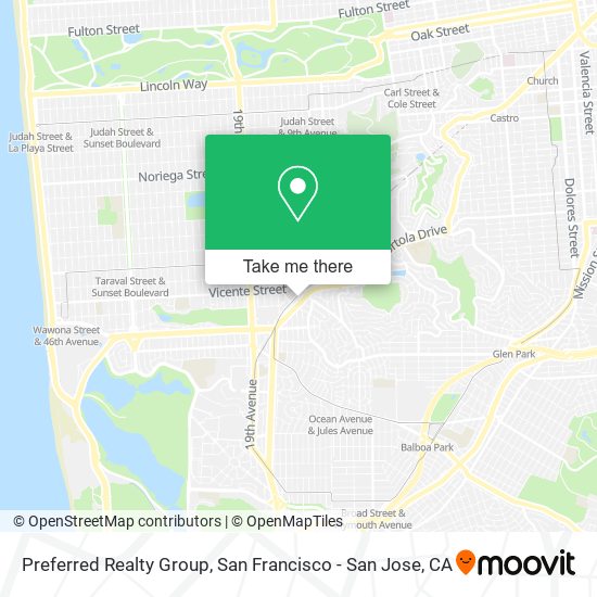 Preferred Realty Group map