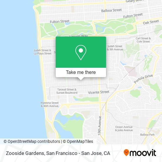 Zooside Gardens map