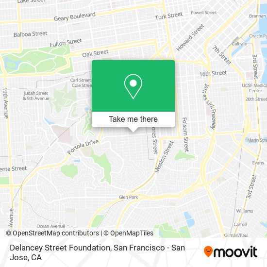 Delancey Street Foundation map