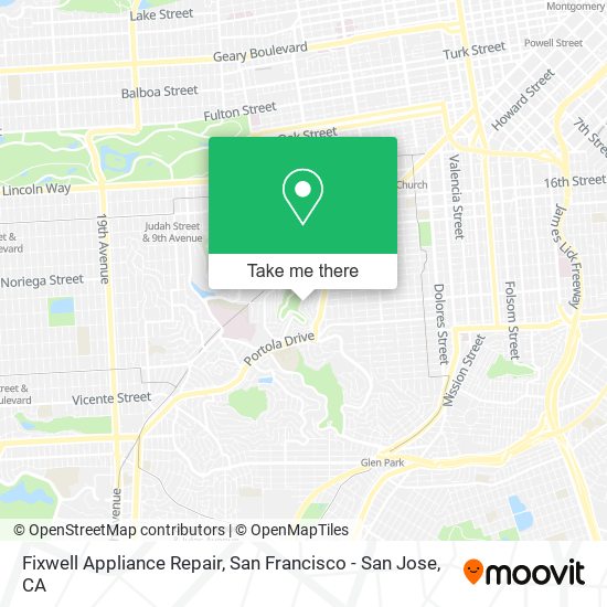 Fixwell Appliance Repair map