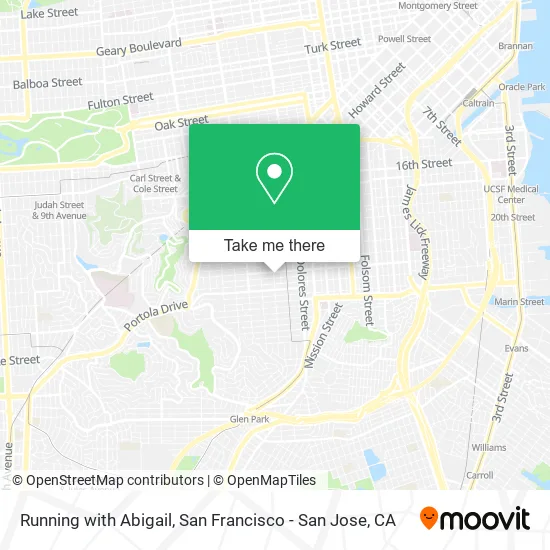 Mapa de Running with Abigail