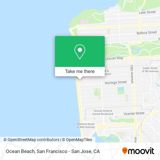 Ocean Beach map