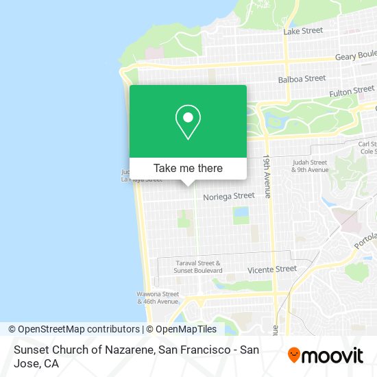 Sunset Church of Nazarene map