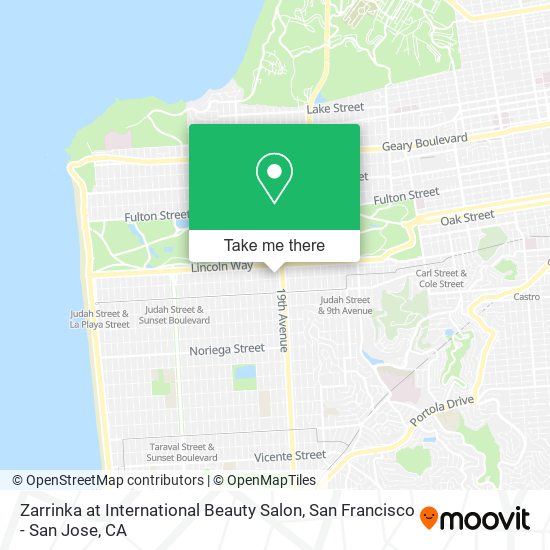 Zarrinka at International Beauty Salon map