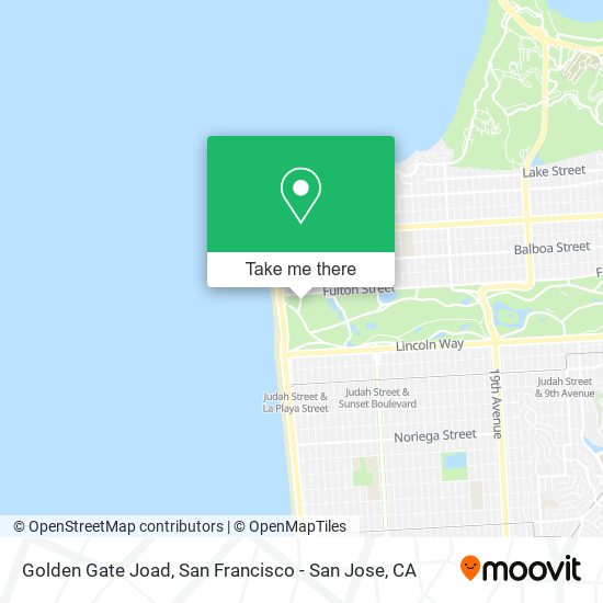 Golden Gate Joad map