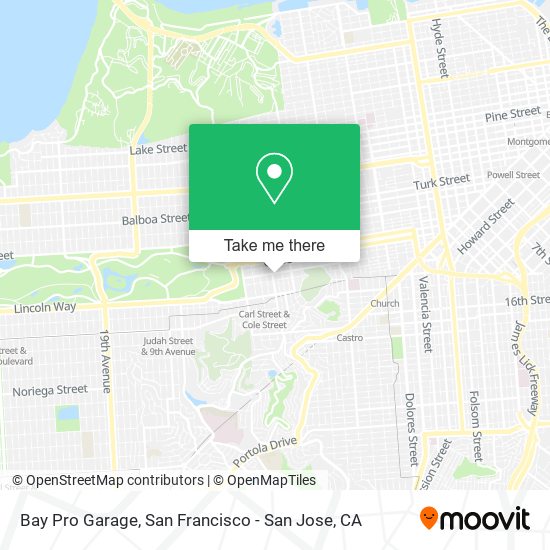 Bay Pro Garage map