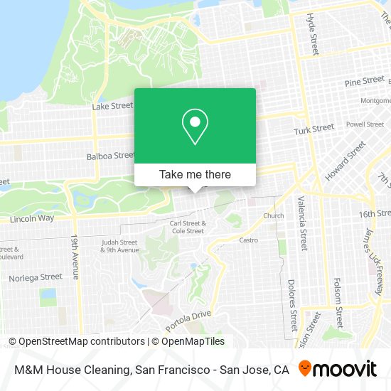 M&M House Cleaning map