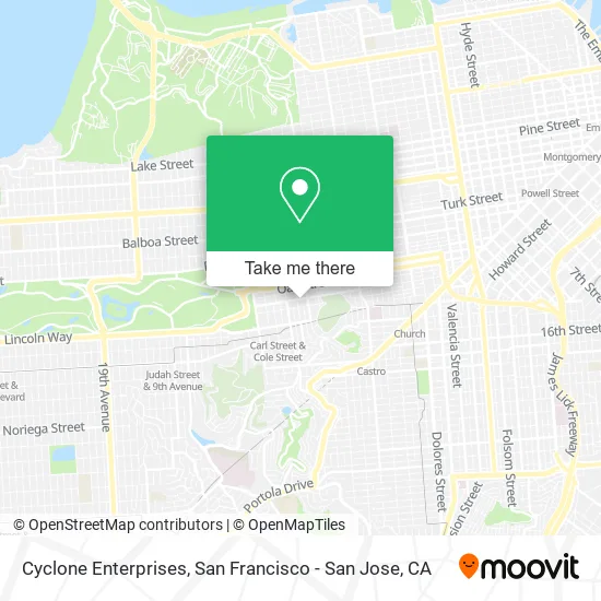 Mapa de Cyclone Enterprises