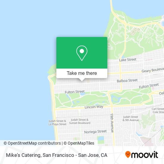 Mapa de Mike's Catering