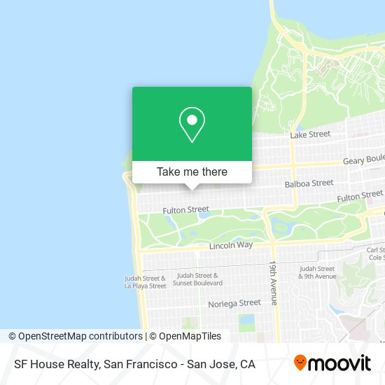 Mapa de SF House Realty