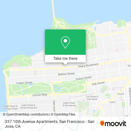 337 10th Avenue Apartments map