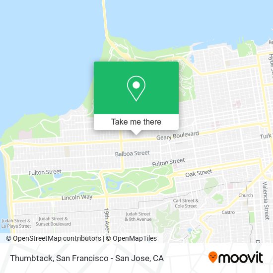 Thumbtack map