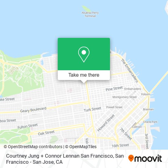 Mapa de Courtney Jung + Connor Lennan San Francisco