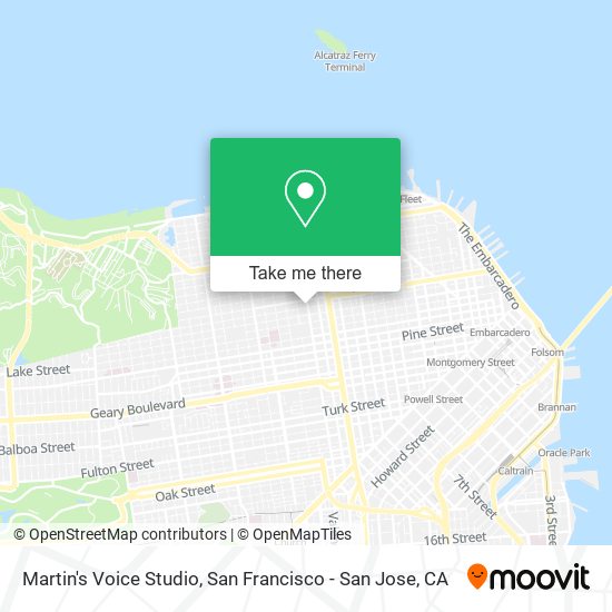 Mapa de Martin's Voice Studio
