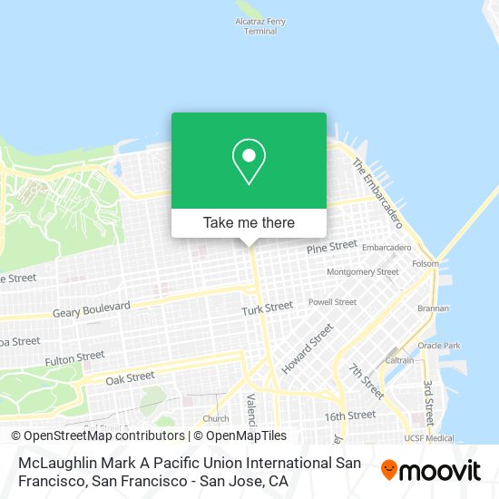 Mapa de McLaughlin Mark A Pacific Union International San Francisco