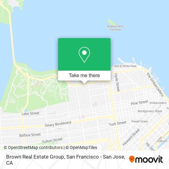 Brown Real Estate Group map