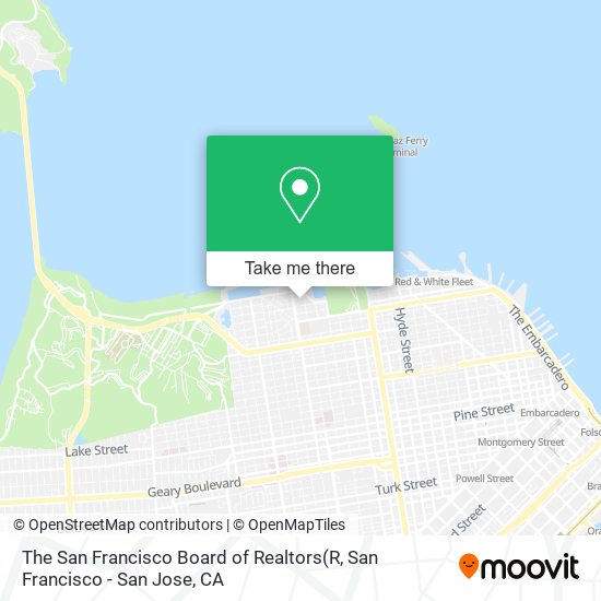 Mapa de The San Francisco Board of Realtors