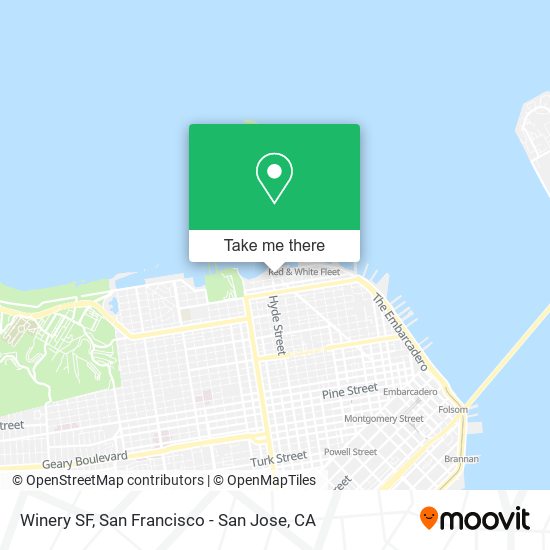 Winery SF map
