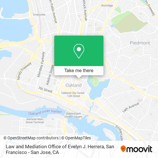 Mapa de Law and Mediation Office of Evelyn J. Herrera