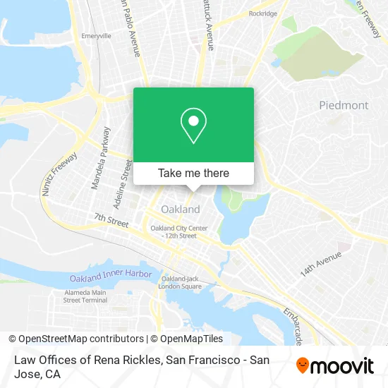 Mapa de Law Offices of Rena Rickles