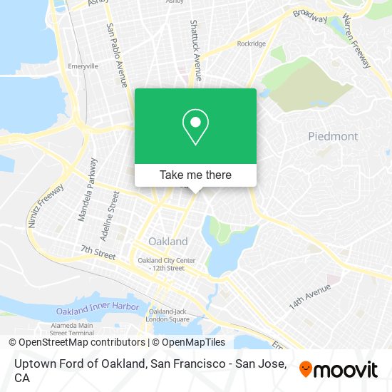 Mapa de Uptown Ford of Oakland