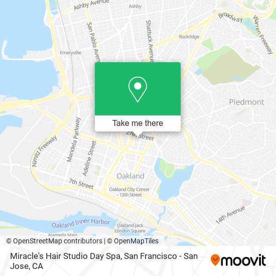 Miracle's Hair Studio Day Spa map