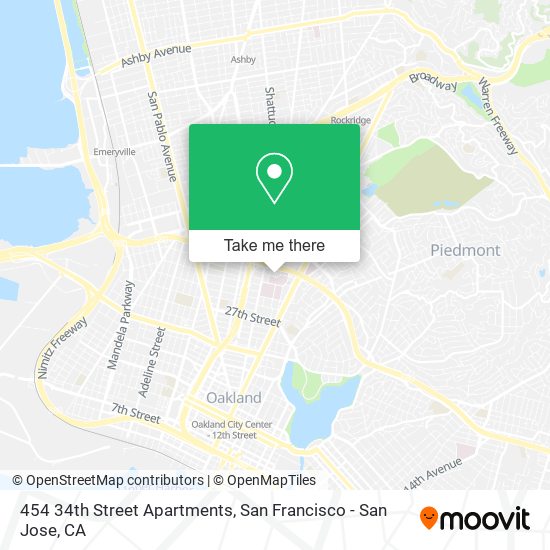 454 34th Street Apartments map