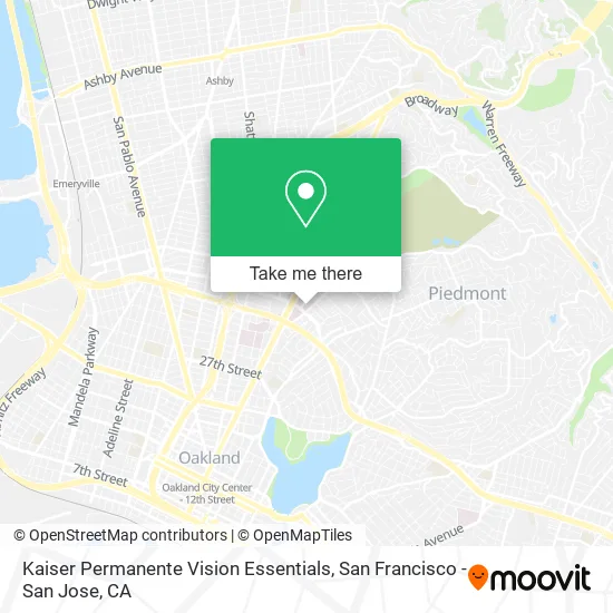Kaiser Permanente Vision Essentials map