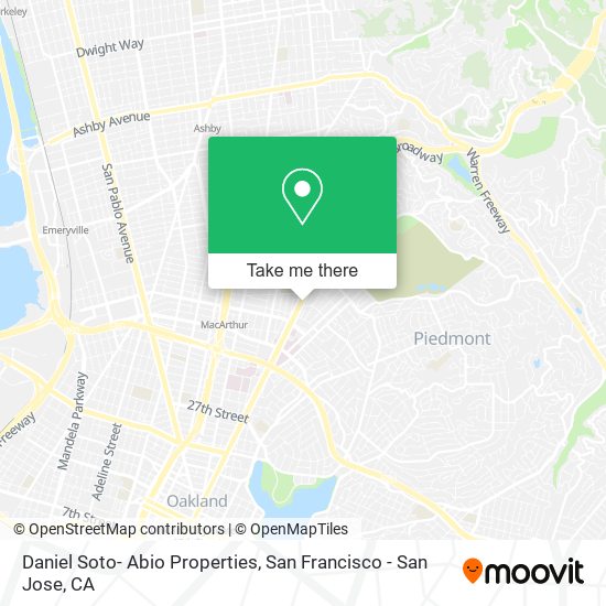 Daniel Soto- Abio Properties map