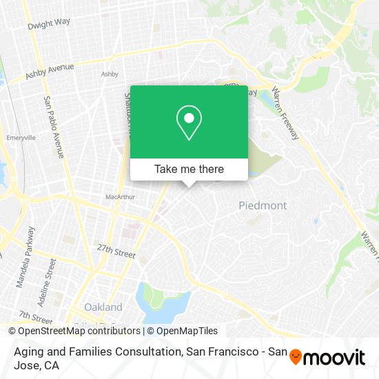 Aging and Families Consultation map