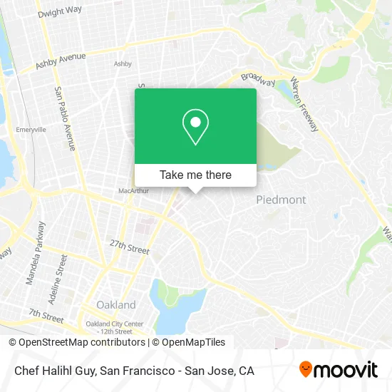 Mapa de Chef Halihl Guy