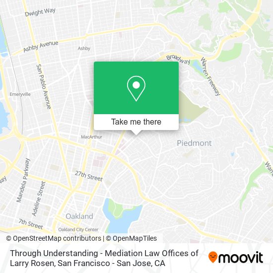 Through Understanding - Mediation Law Offices of Larry Rosen map