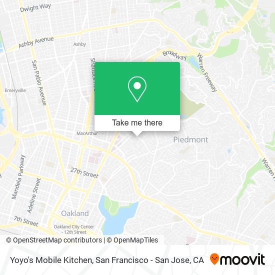 Yoyo's Mobile Kitchen map