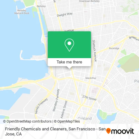Friendly Chemicals and Cleaners map