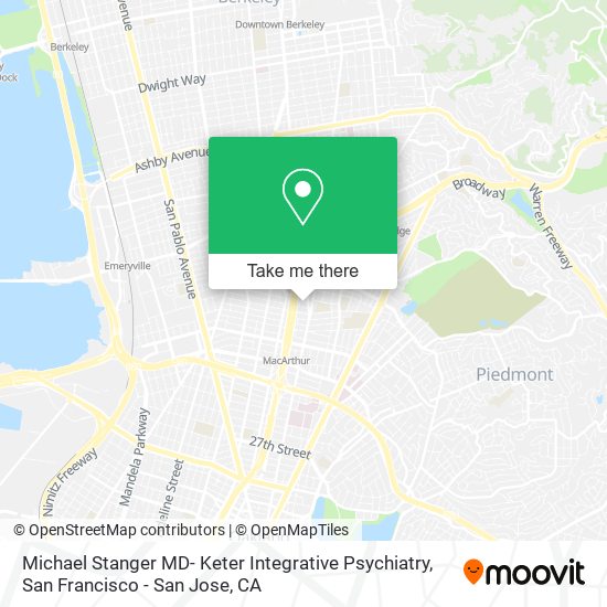 Michael Stanger MD- Keter Integrative Psychiatry map