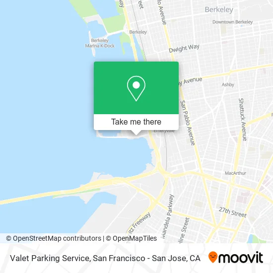 Valet Parking Service map
