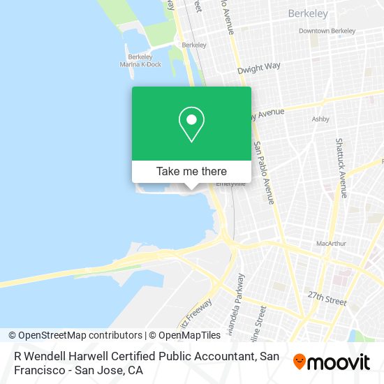 R Wendell Harwell Certified Public Accountant map