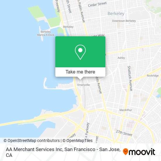 AA Merchant Services Inc map